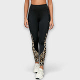 Carmo | Leggings cu talie înaltă și model leopard