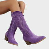 Neža – cizme cowboy elegante brodate