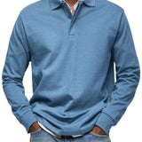 Laurent Celje | Tricou polo de lux cu mânecă lungă