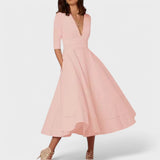 Helena | Rochie elegantă cu decolteu în V