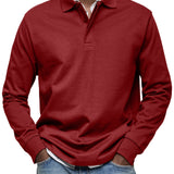 Laurent Celje | Tricou polo de lux cu mânecă lungă