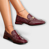 Isabel | Mocasi Bordo