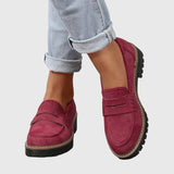 Clara | Pantofi mocasini din velur atemporal