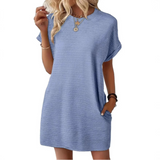 EVA | Rochie Minimalistă Zilnică cu Guler