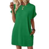 EVA | Rochie Minimalistă Zilnică cu Guler