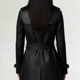Cristina | Palton elegant din piele