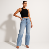 Aline | Blugi elastici cu talie medie