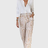 Clara | Pantaloni stilati + Bluză și curea gratuită