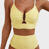 SET BIKINI DIN 2 PIESĂ CU DECUPAJ ÎN FORMĂ DE U