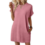 EVA | Rochie Minimalistă Zilnică cu Guler