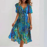 DIMARA Midi Rochie | Mâneci Largite | Material Ușor | Stil Boho de Vară