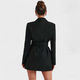 Teresa | Rochie sacou neagră