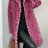 Lysa | Palton Elegant cu Leopar