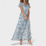 Andreia | Rochie Lungă cu Flori