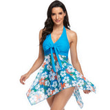 Costum de baie stratificat cu fundiță