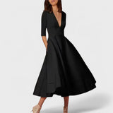 Helena | Rochie elegantă cu decolteu în V