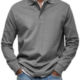 Laurent Celje | Tricou polo de lux cu mânecă lungă