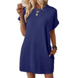 EVA | Rochie Minimalistă Zilnică cu Guler