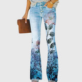 Clara | Pantaloni cu Flori