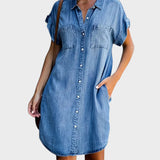 Laura | Rochie din Denim