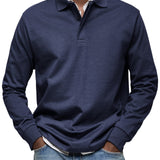 Laurent Celje | Tricou polo de lux cu mânecă lungă