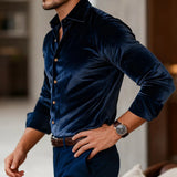 Sacou Alessandro din catifea fină | eleganță cu un accent italian