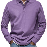 Laurent Celje | Tricou polo de lux cu mânecă lungă
