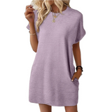 EVA | Rochie Minimalistă Zilnică cu Guler