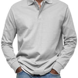 Laurent Celje | Tricou polo de lux cu mânecă lungă