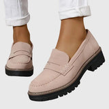 Clara | Pantofi mocasini din velur atemporal
