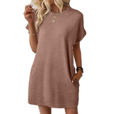 EVA | Rochie Minimalistă Zilnică cu Guler