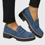 Clara | Pantofi mocasini din velur atemporal