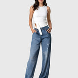 Clara | Pantaloni cu Diamante
