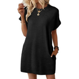 EVA | Rochie Minimalistă Zilnică cu Guler