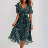 DIMARA Midi Rochie | Mâneci Largite | Material Ușor | Stil Boho de Vară