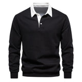 Emil™ | Cămașă polo elegantă pentru bărbați cu mânecă lungă