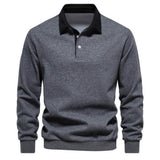 Emil™ | Cămașă polo elegantă pentru bărbați cu mânecă lungă