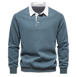 Emil™ | Cămașă polo elegantă pentru bărbați cu mânecă lungă