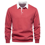 Emil™ | Cămașă polo elegantă pentru bărbați cu mânecă lungă