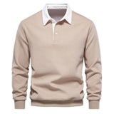 Emil™ | Cămașă polo elegantă pentru bărbați cu mânecă lungă