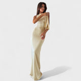Isadora – Rochie Lungă din Satin
