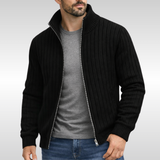 Johann | Pulover clasic cu fermoar