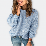 Pulover cu siluetă oversized și buline – Confortabil și călduros