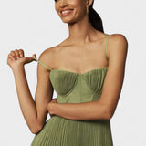Melissa | Rochie Midi Plisată