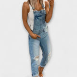 Gisela | Pantaloni moderni cu bretele