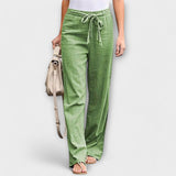 Célia | Pantaloni din in