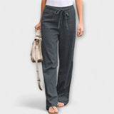 Célia | Pantaloni din in