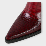 Mirjana – pantofi eleganți cu model de crocodil și toc stilizat