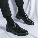 Pantofi clasici din piele maro