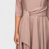 Ana | Rochie Midi Elegantă cu Curea